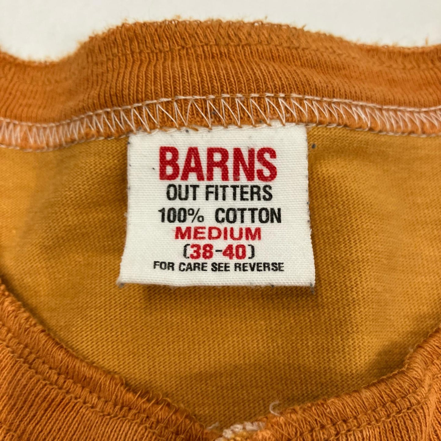 BARNS OUTFITTERS | バーンズアウトフィッターズ 長袖Ｔシャツ イエロー サイズ：M【イオン広店】