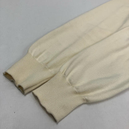 STONE ISLAND | ストーンアイランド RIBBED SOFT ORGANIC COTTON CREWNECK セーター アイボリー サイズ：L【イオン広店】