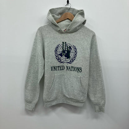 FRUIT OF THE LOOM | フルーツオブザルーム UNITED NATIONS パーカー グレー サイズ：M【イオン広店】