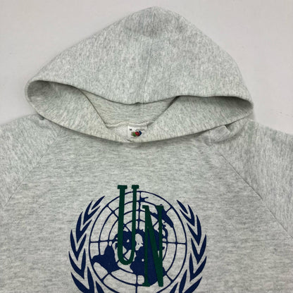 FRUIT OF THE LOOM | フルーツオブザルーム UNITED NATIONS パーカー グレー サイズ：M【イオン広店】