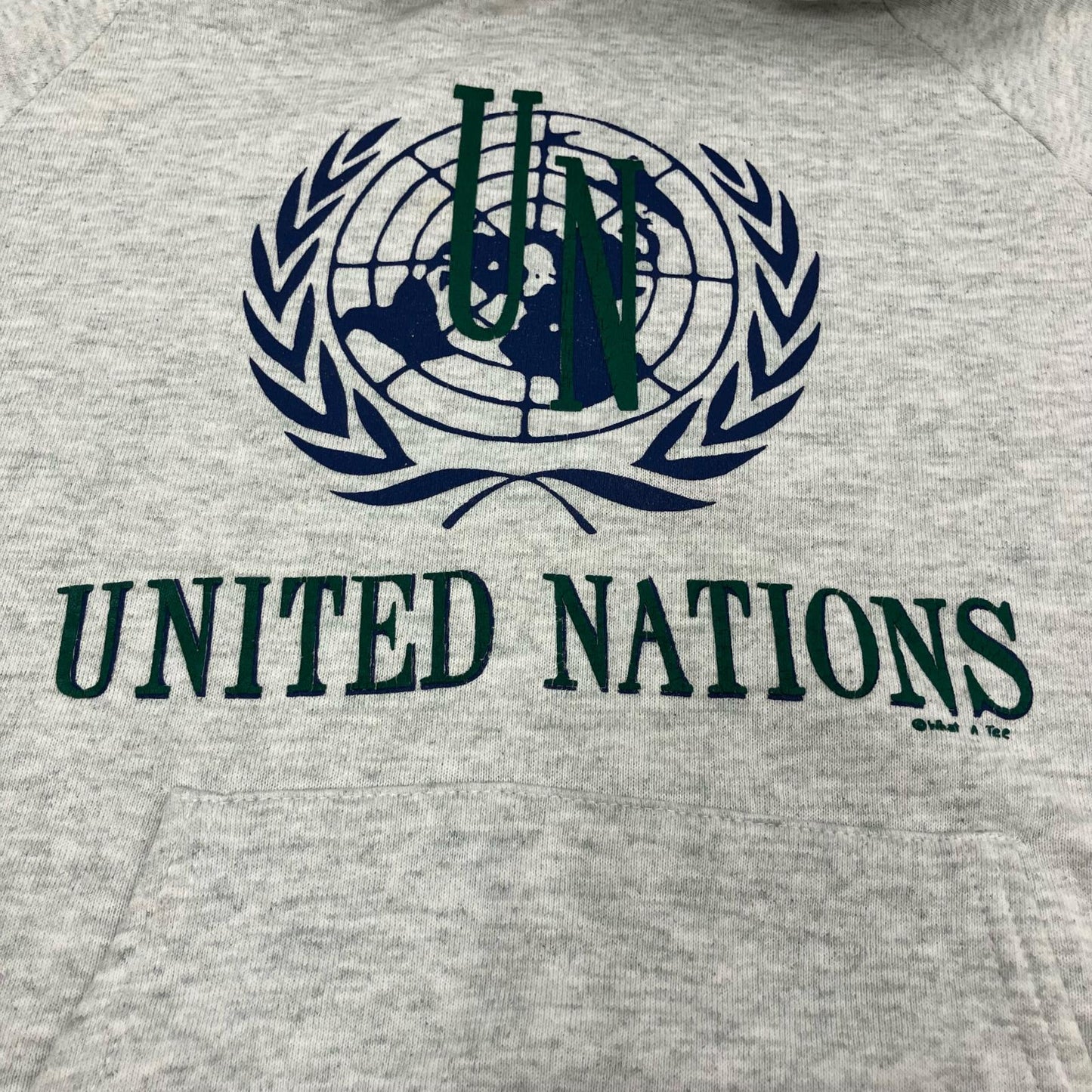 FRUIT OF THE LOOM | フルーツオブザルーム UNITED NATIONS パーカー グレー サイズ：M【イオン広店】
