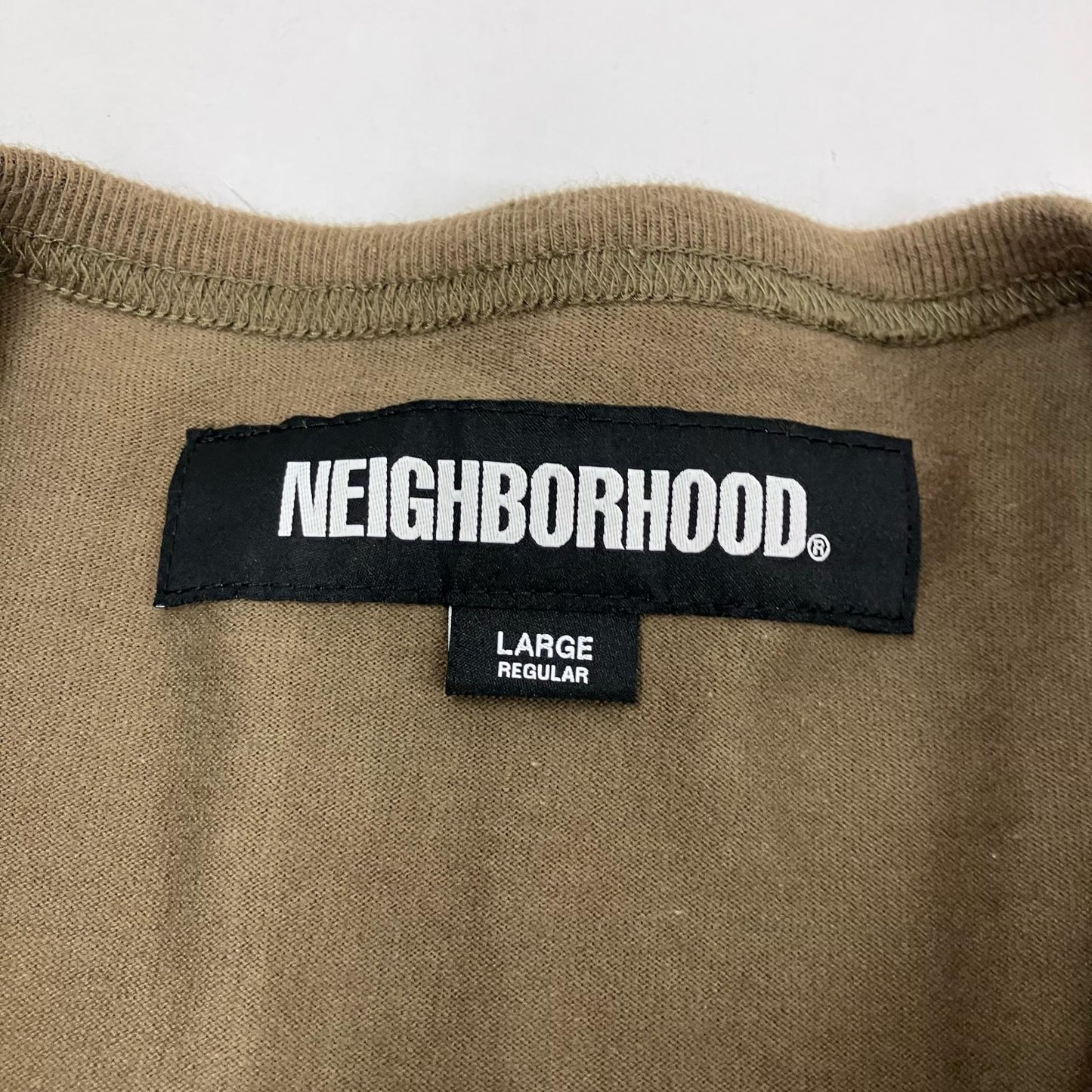 NEIGHBORHOOD | ネイバーフッド Long Sleeve Classic Pocket T-Shirt 長袖Ｔシャツ 232FPNH-CSM09 ブラウン サイズ：L【イオン広店】