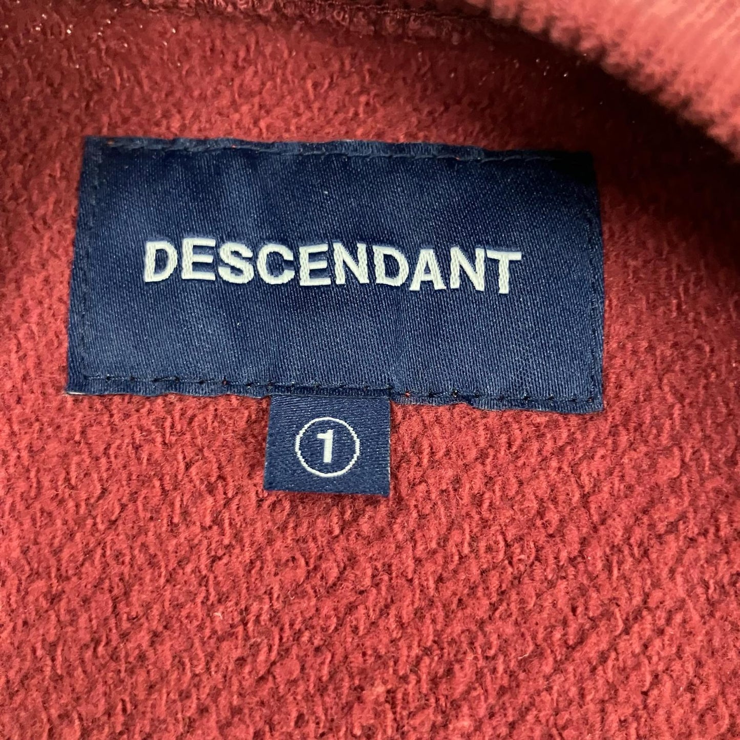 DESCENDANT | ディセンダント スウェット ブラウン サイズ：1【イオン広店】