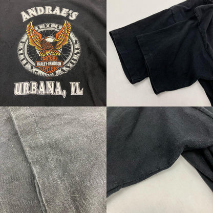HARLEY-DAVIDSON | ハーレーダビットソン 半袖Ｔシャツ ブラック サイズ：L【イオン広店】