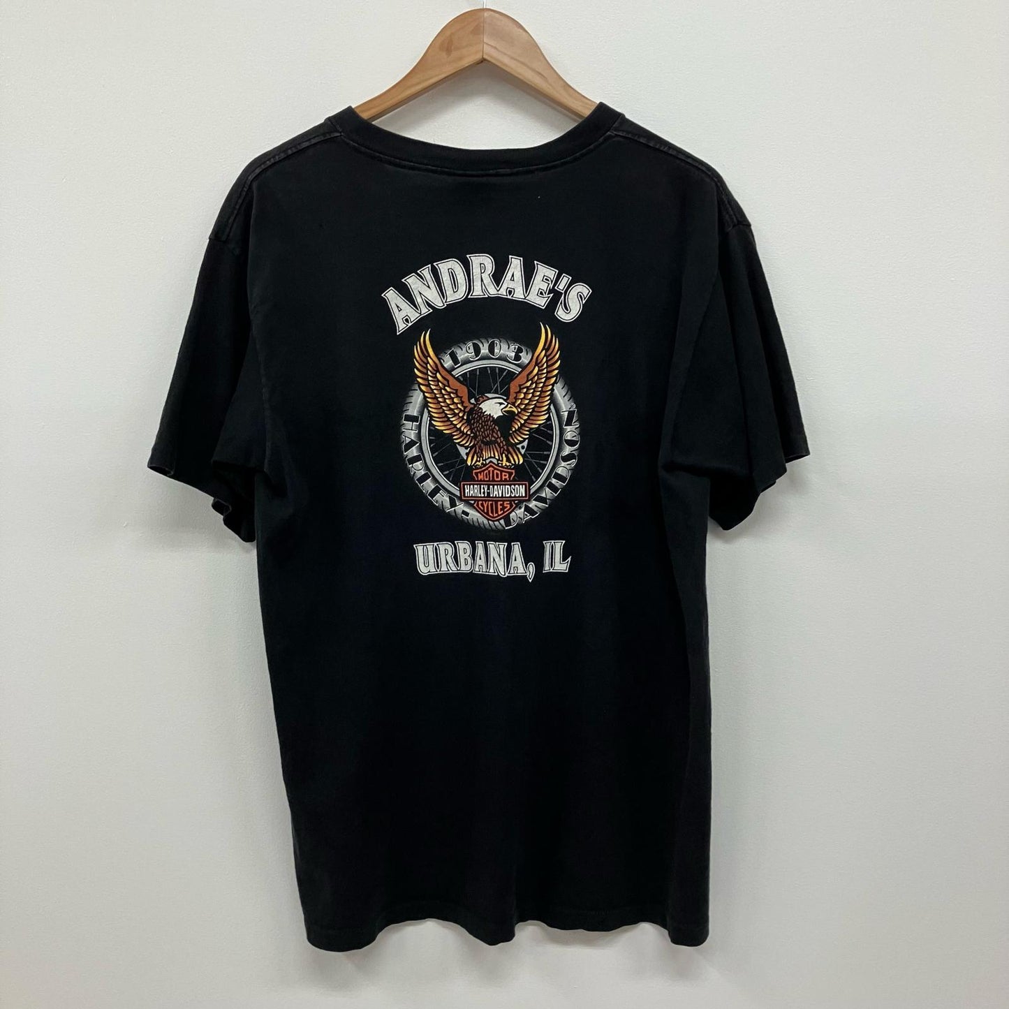 HARLEY-DAVIDSON | ハーレーダビットソン 半袖Ｔシャツ ブラック サイズ：L【イオン広店】