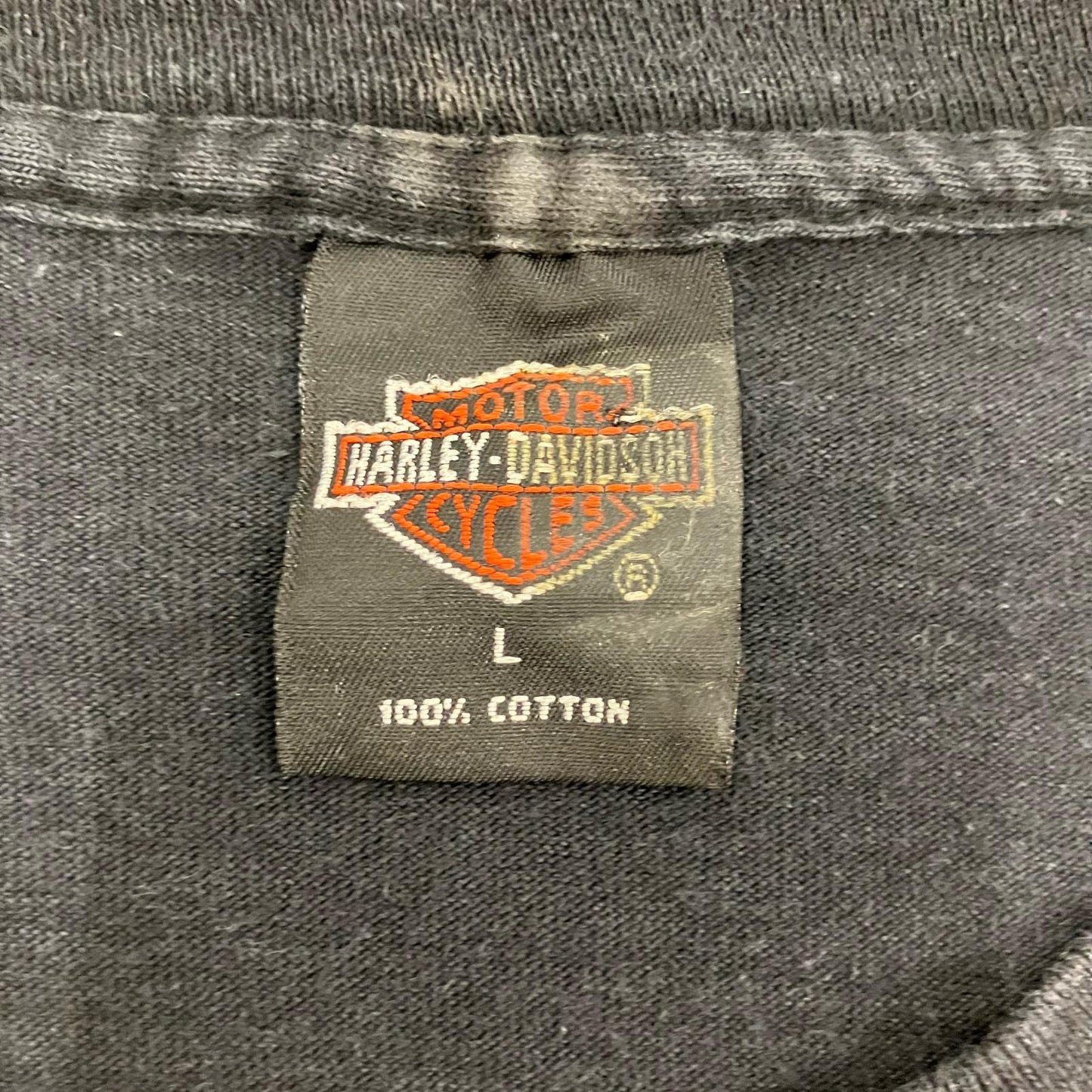 HARLEY-DAVIDSON | ハーレーダビットソン 半袖Ｔシャツ ブラック サイズ：L【イオン広店】