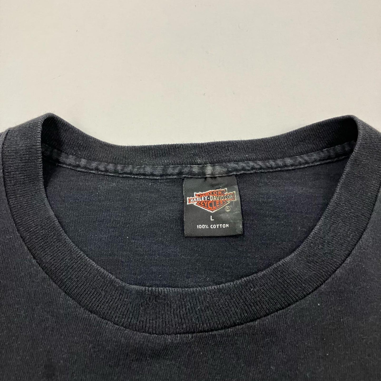 HARLEY-DAVIDSON | ハーレーダビットソン 半袖Ｔシャツ ブラック サイズ：L【イオン広店】