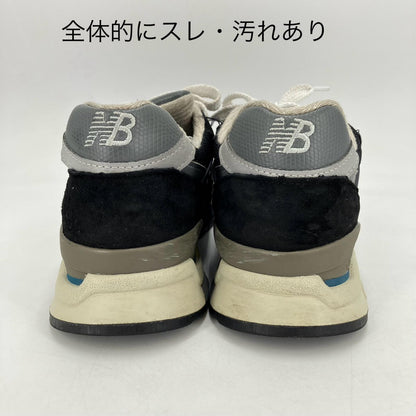 NEW BALANCE | ニューバランス U998BL スニーカー ブラック 27.5cm【イオン広店】