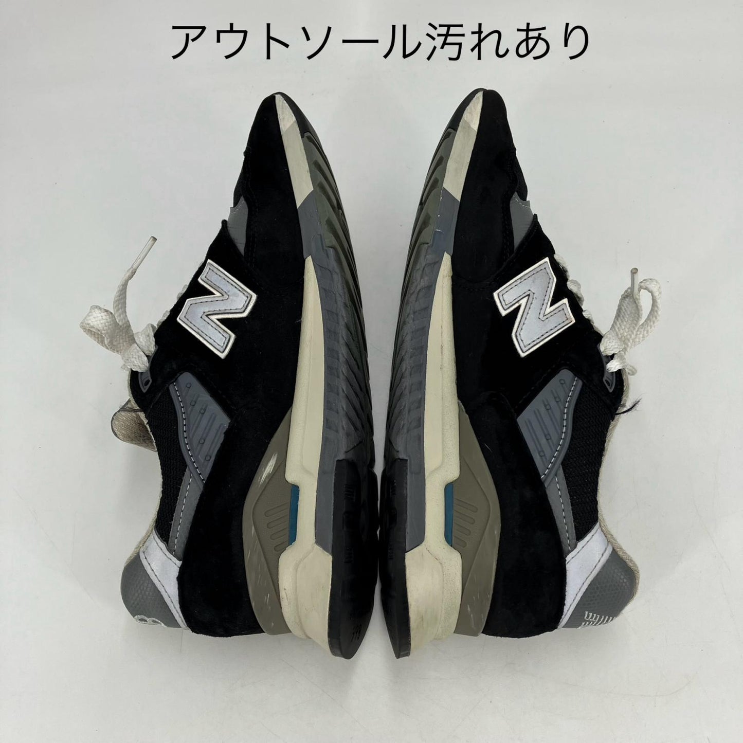 NEW BALANCE | ニューバランス U998BL スニーカー ブラック 27.5cm【イオン広店】