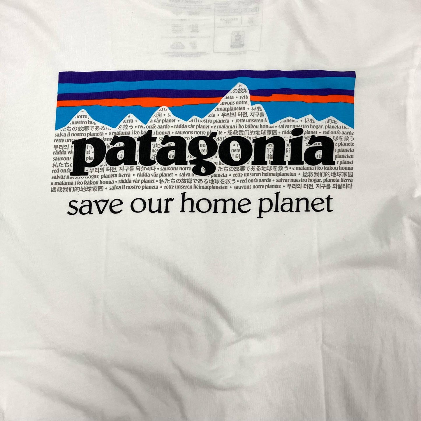 patagonia | パタゴニア P-6 ミッションオーガニックTシャツ 半袖Ｔシャツ 37529 ホワイト サイズ：S【イオン広店】
