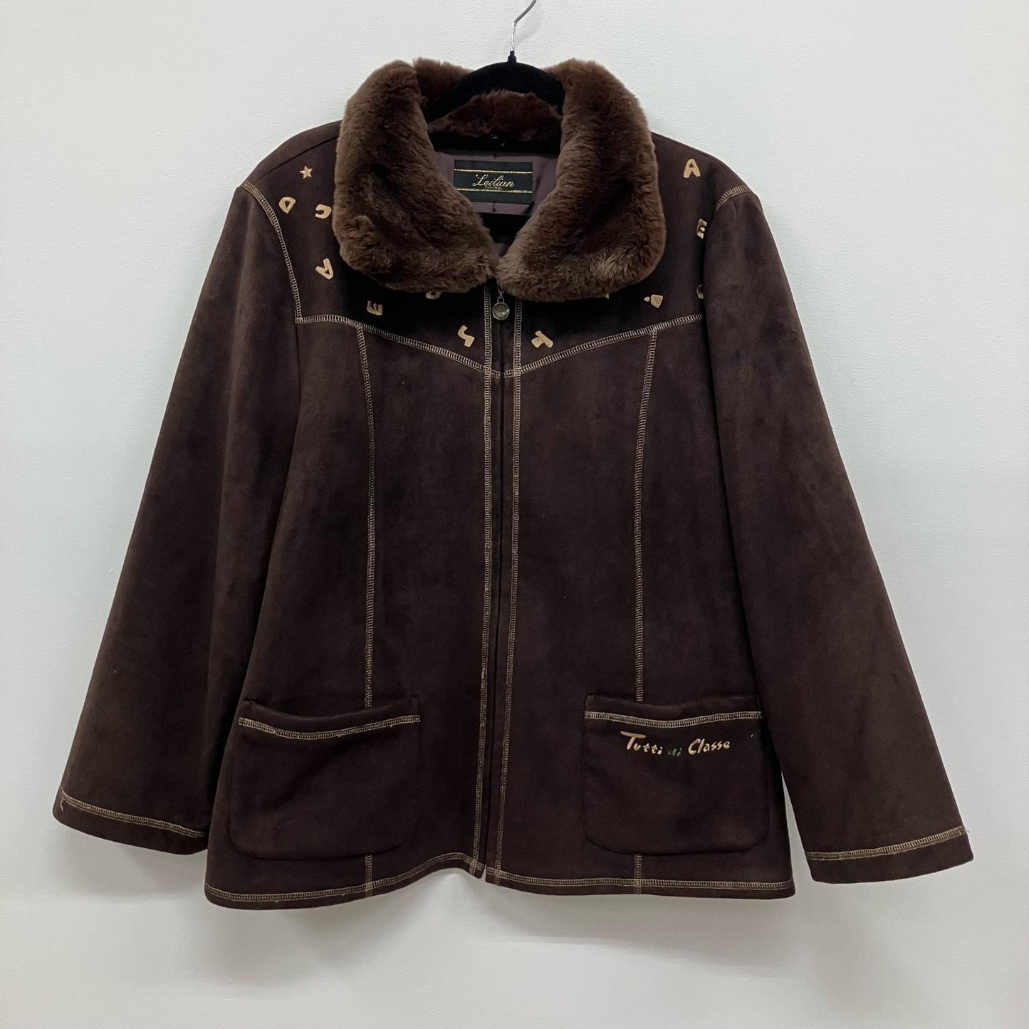 Leilian その他アウター 74-70515 ブラウン【イオン広店】