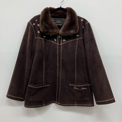 Leilian その他アウター 74-70515 ブラウン【イオン広店】