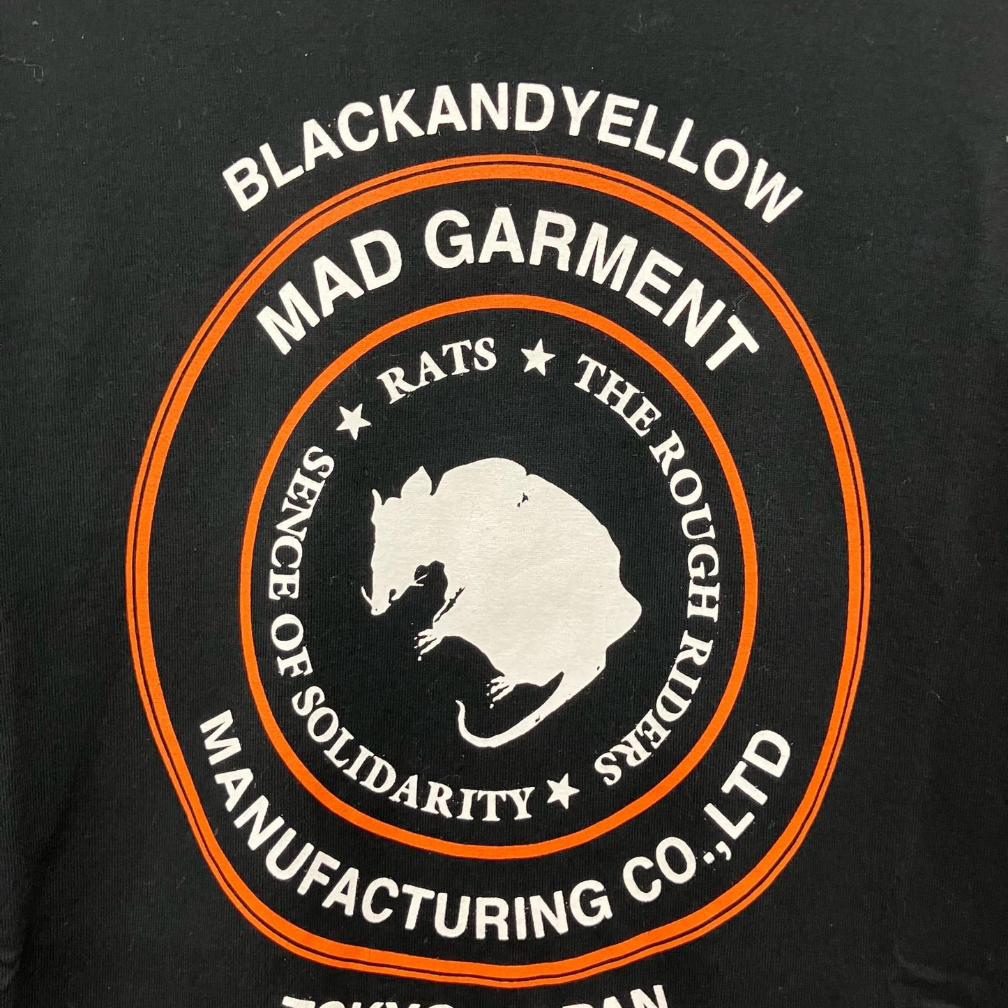 RATS | ラッツ BIG LOGO TEE 半袖Ｔシャツ 22RT-0602 ブラック サイズ：M【イオン広店】