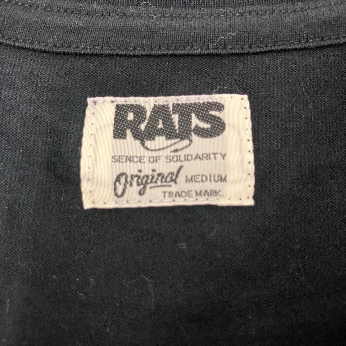 RATS | ラッツ BIG LOGO TEE 半袖Ｔシャツ 22RT-0602 ブラック サイズ：M【イオン広店】