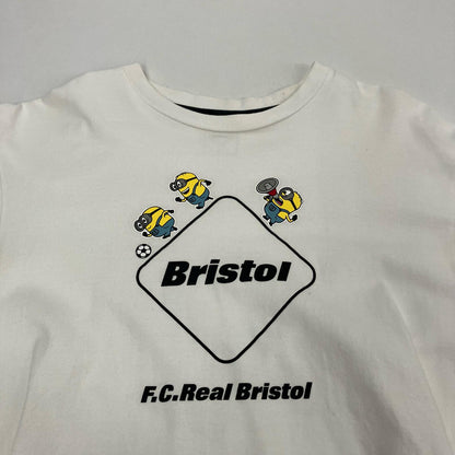 FCRB | エフシーアールビー ミニオンズコラボ 半袖Ｔシャツ FCRB-240156 ホワイト サイズ：S【イオン広店】