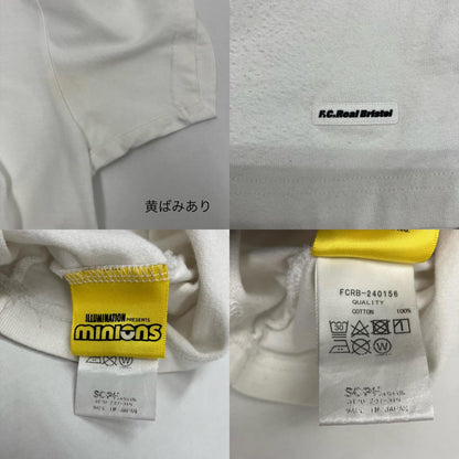 FCRB | エフシーアールビー ミニオンズコラボ 半袖Ｔシャツ FCRB-240156 ホワイト サイズ：S【イオン広店】