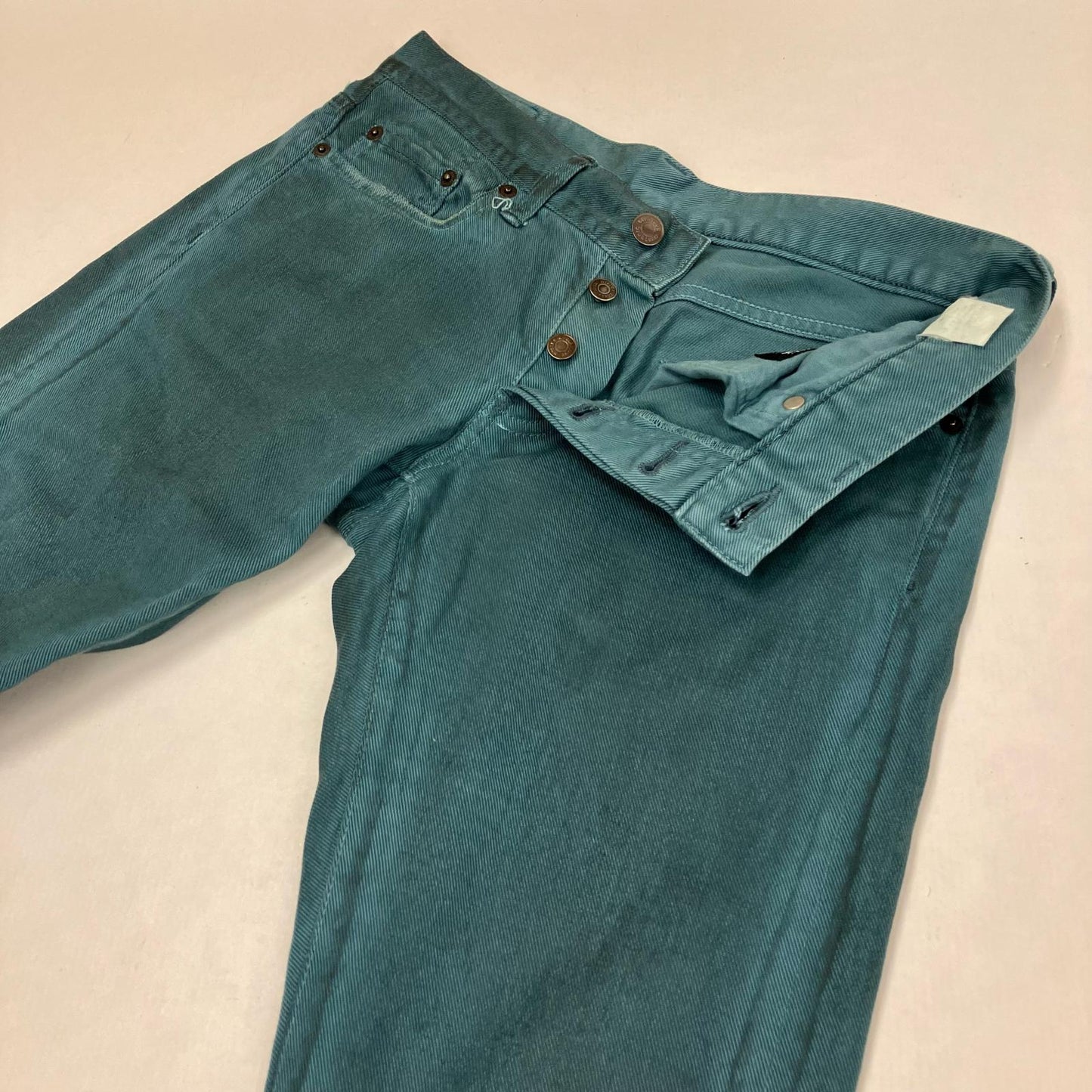 HYSTERIC GLAMOUR | ヒステリックグラマー ストレートパンツ デニムパンツ 4AP-2492 グリーン サイズ：30【イオン広店】