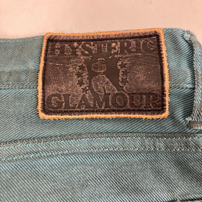 HYSTERIC GLAMOUR | ヒステリックグラマー ストレートパンツ デニムパンツ 4AP-2492 グリーン サイズ：30【イオン広店】