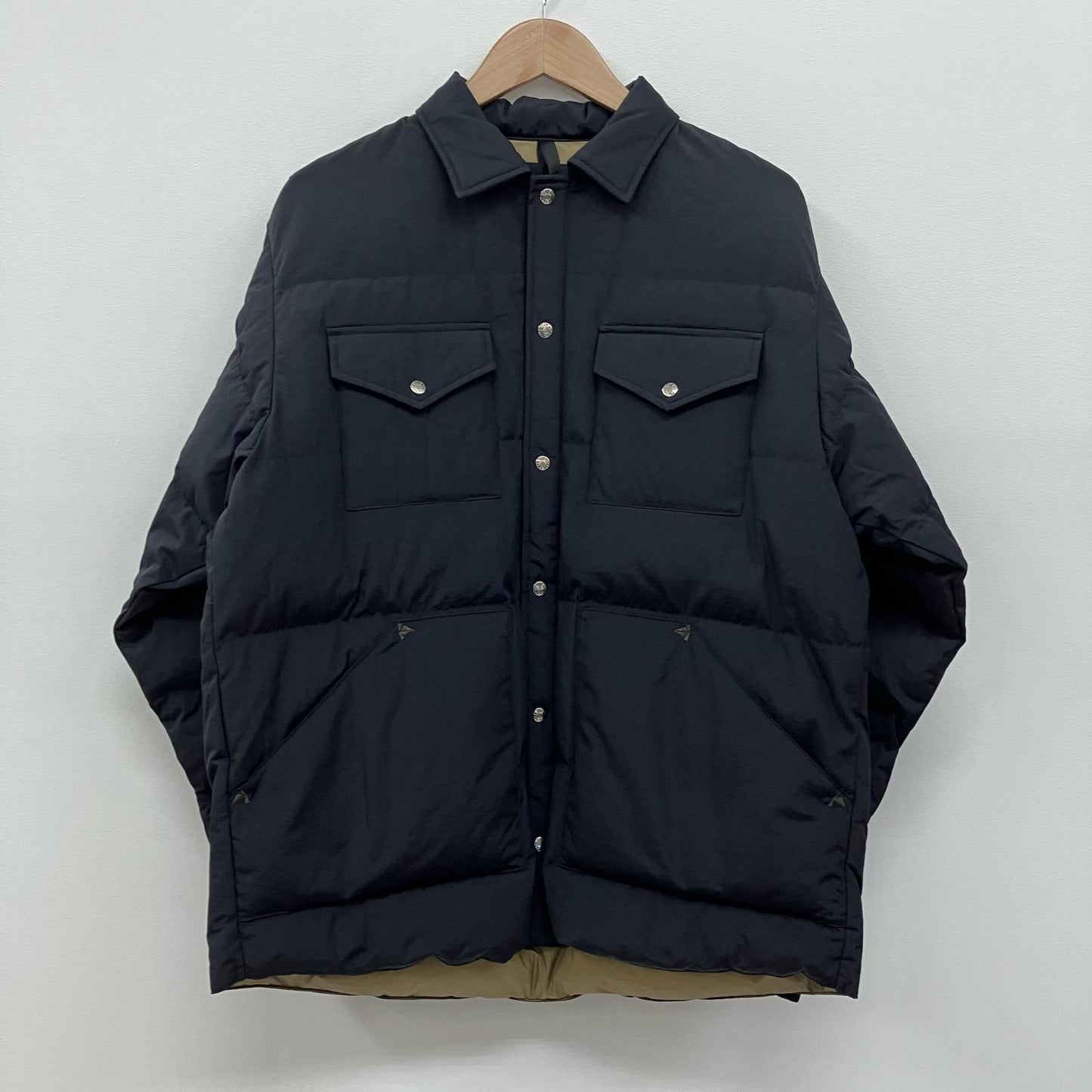 THE NORTH FACE | ザ・ノースフェイス STUFFED SHIRT ダウンジャケット ND92532 ブラック サイズ：L【イオン広店】