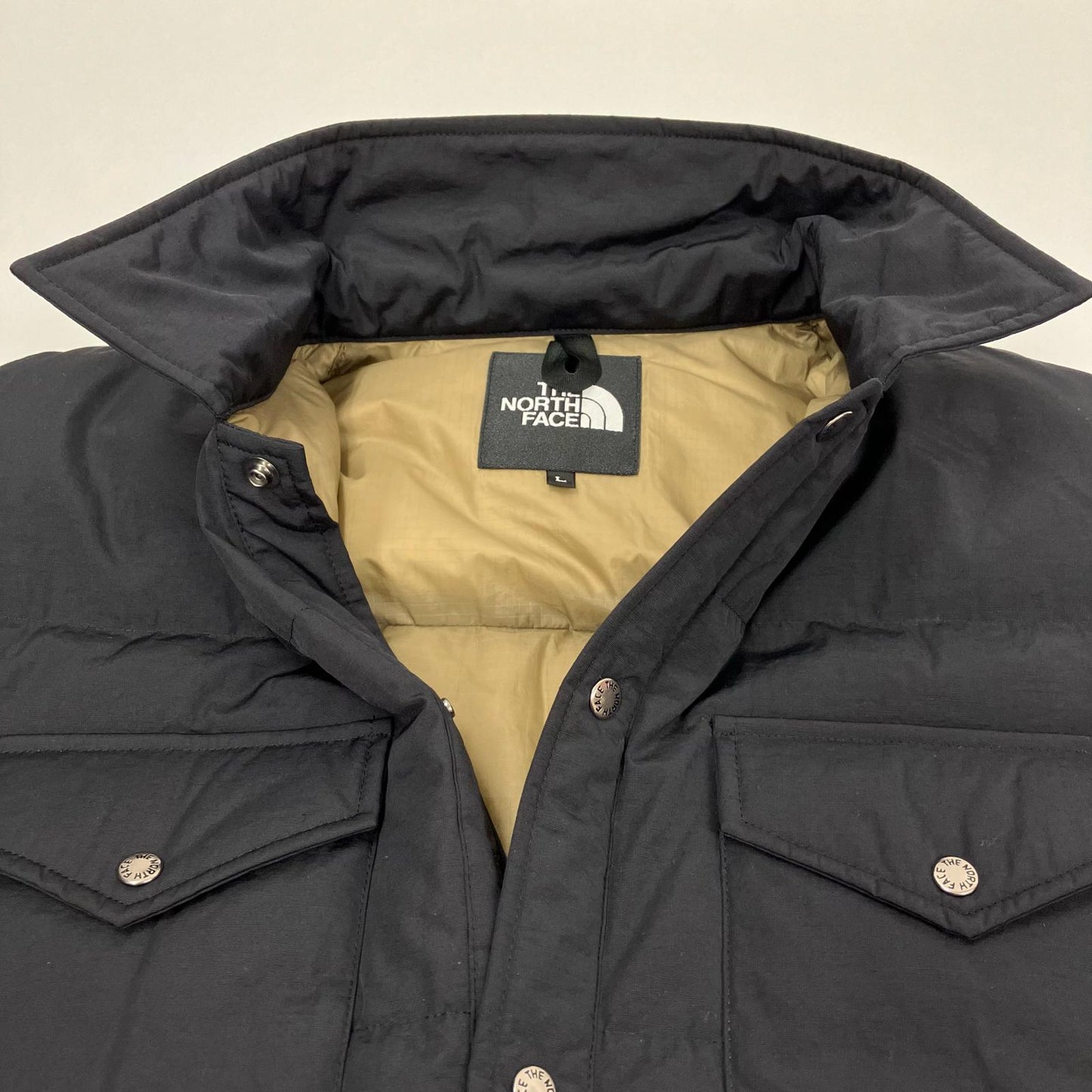 THE NORTH FACE | ザ・ノースフェイス STUFFED SHIRT ダウンジャケット ND92532 ブラック サイズ：L【イオン広店】