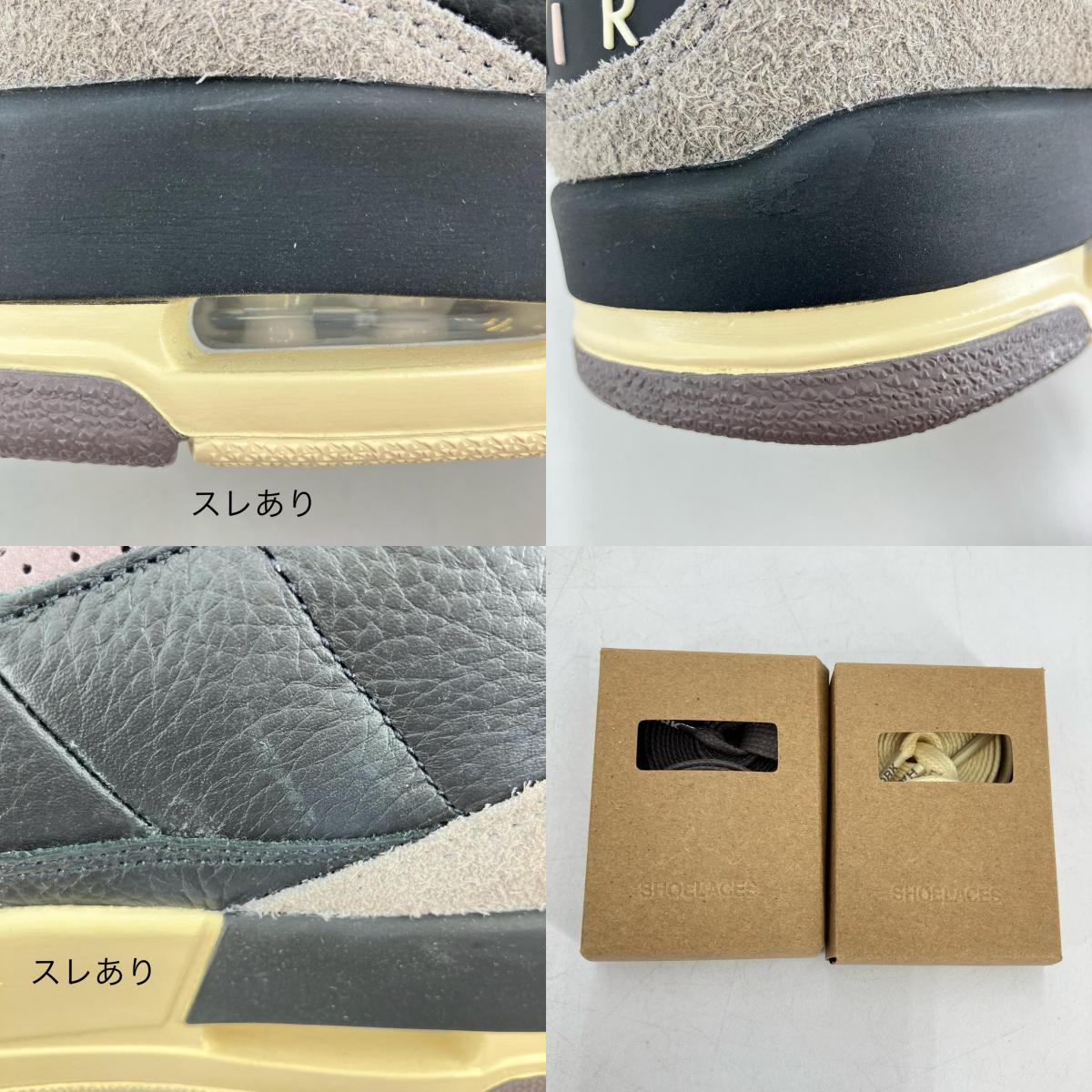 NIKE | ナイキ A Ma Maniere × Nike Women's Air Jordan 3 Retro OG SP 'Black and Flat Pewter/WYWS' スニーカー FZ4811-001 ブラウン 29cm【イオン広店】