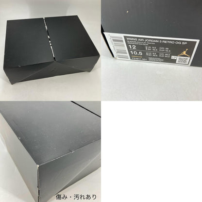NIKE | ナイキ A Ma Maniere × Nike Women's Air Jordan 3 Retro OG SP 'Black and Flat Pewter/WYWS' スニーカー FZ4811-001 ブラウン 29cm【イオン広店】