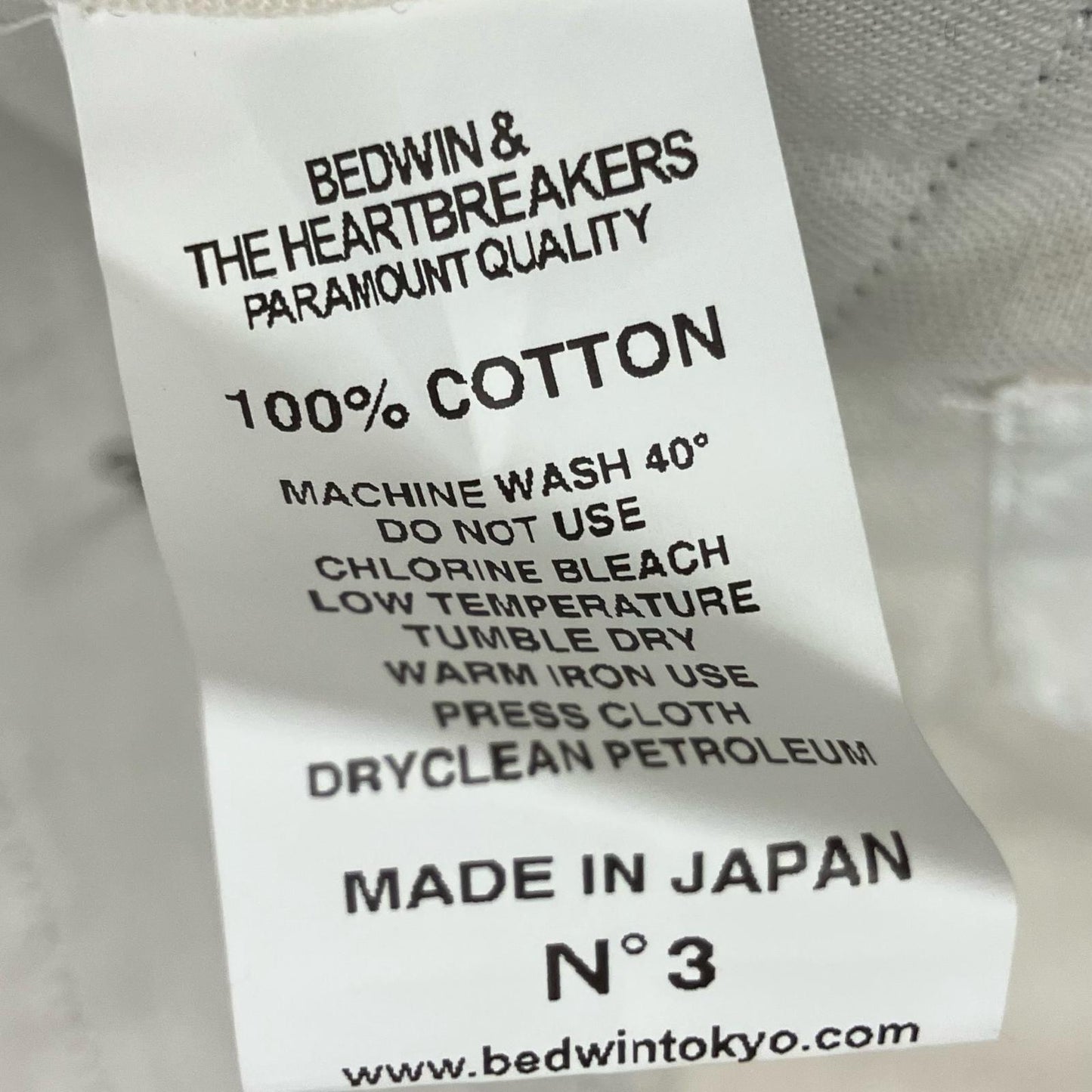 BEDWIN | ベドウィン 10L CORDUROY WIDE PANTS ”WYLER THE HEARTBREAKERS パンツ 23AB4697 ブラック サイズ：3【イオン広店】