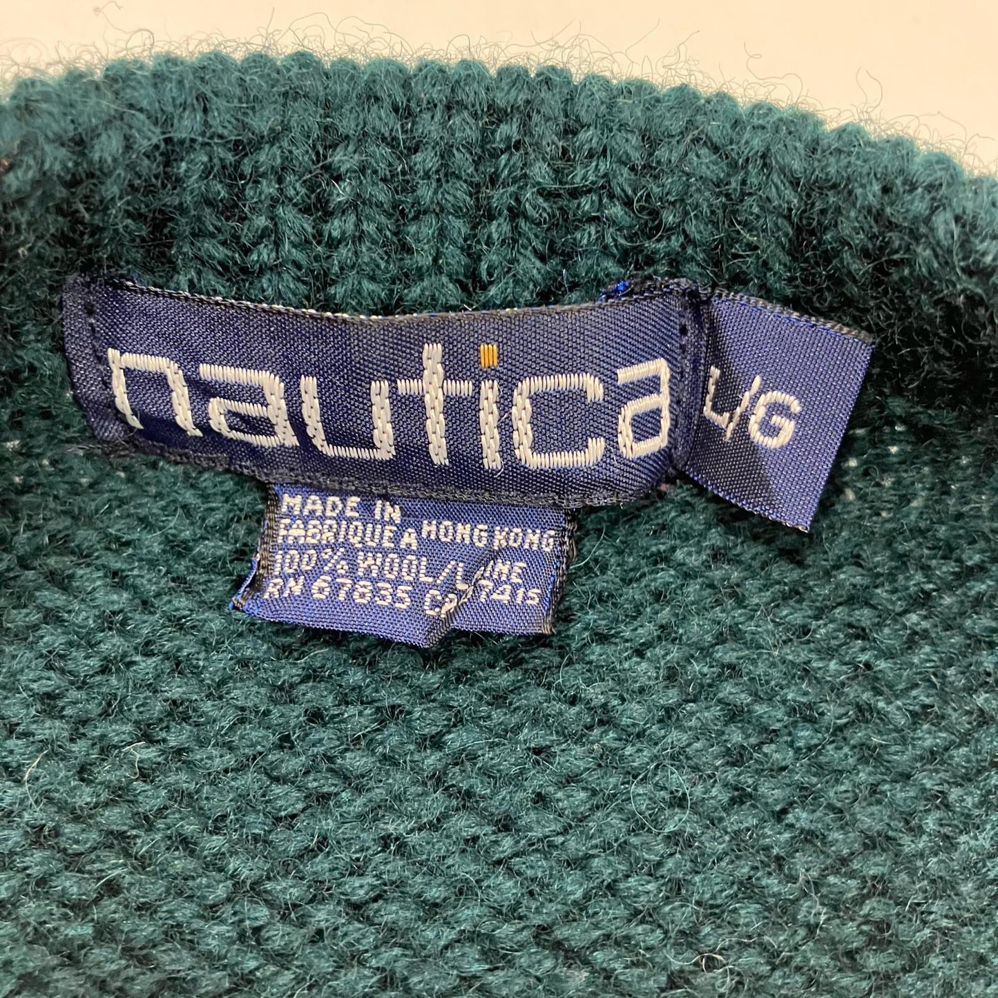 NAUTICA | ノーティカ セーター グリーン サイズ：L【イオン広店】