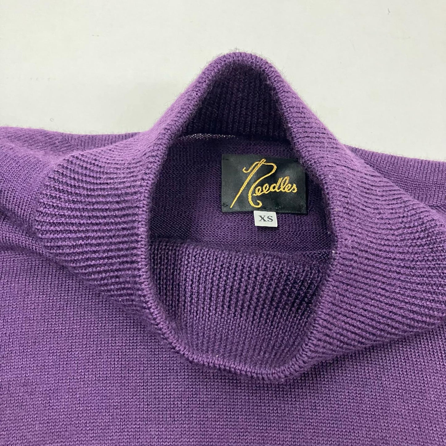 Needles | ニードルス ハイネックニット ニット LQ279 パープル サイズ：XS【イオン広店】