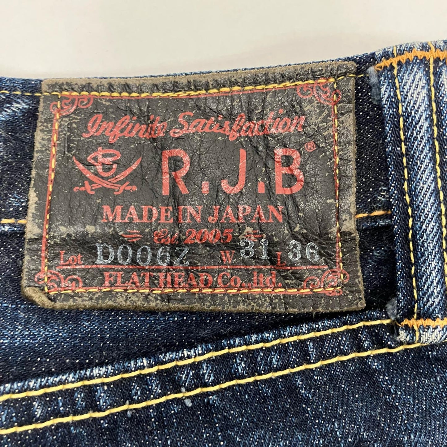 RJB | アールジェイビー ストレートデニムパンツ デニムパンツ DO06Z インディゴ【イオン広店】