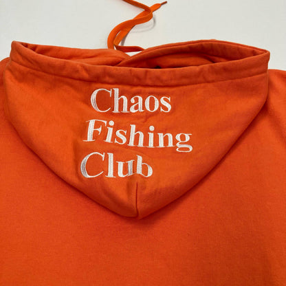 CHAOS FISHING CLUB | カオスフィッシングクラブ LOGO HOODIE パーカー CFC-23AW-CUT01 オレンジ サイズ：L【イオン広店】