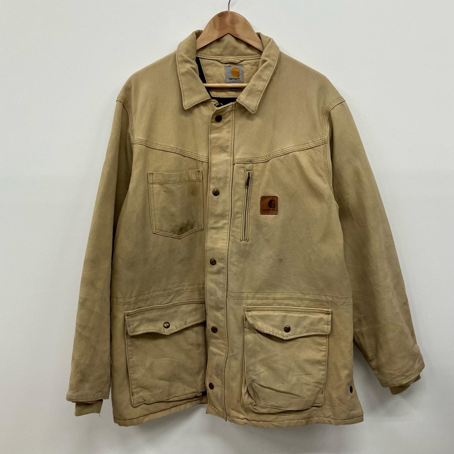 Carhartt | カーハート Sandstone Rancher Coat カバーオール 100110-913 ベージュ サイズ：L【イオン広店】