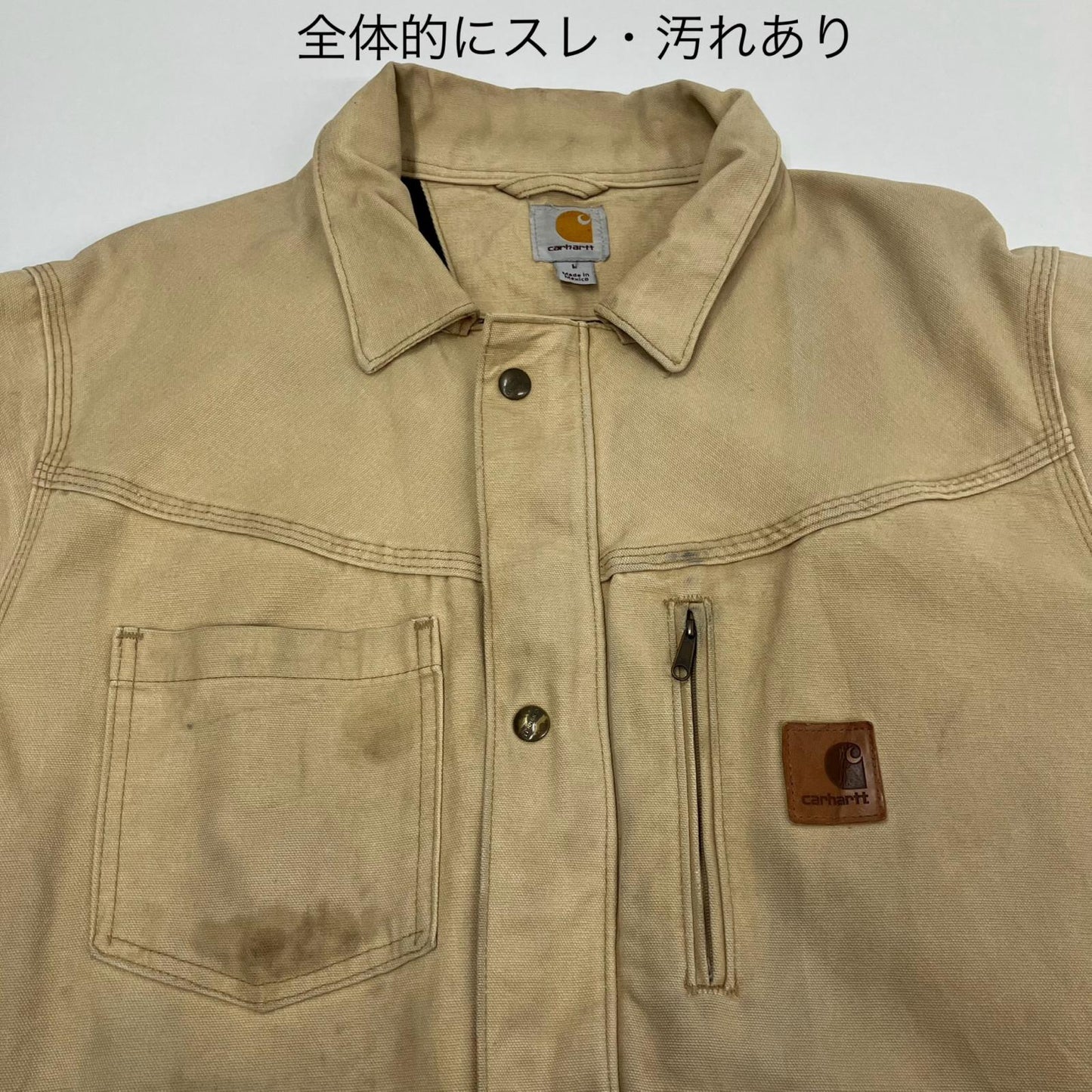 Carhartt | カーハート Sandstone Rancher Coat カバーオール 100110-913 ベージュ サイズ：L【イオン広店】