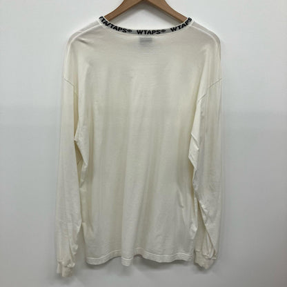 W)TAPS | ダブルタップス 長袖Ｔシャツ 201ATDT-CSM15 ホワイト サイズ：2【イオン広店】