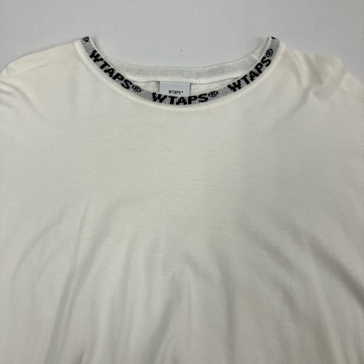 W)TAPS | ダブルタップス 長袖Ｔシャツ 201ATDT-CSM15 ホワイト サイズ：2【イオン広店】