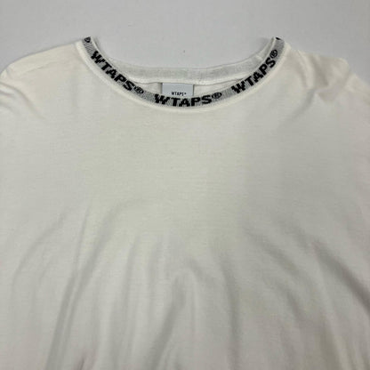 W)TAPS | ダブルタップス 長袖Ｔシャツ 201ATDT-CSM15 ホワイト サイズ：2【イオン広店】