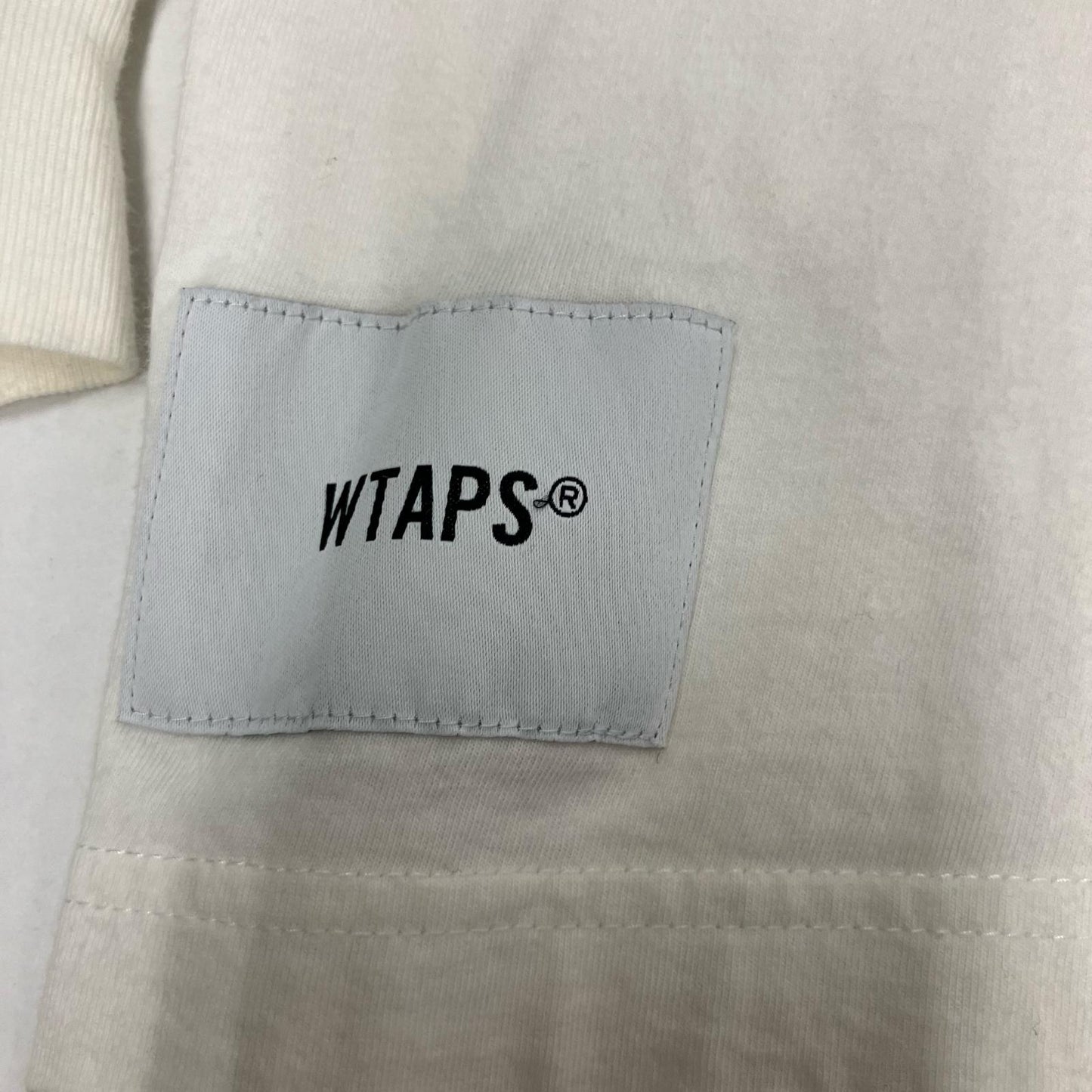 W)TAPS | ダブルタップス 長袖Ｔシャツ 201ATDT-CSM15 ホワイト サイズ：2【イオン広店】