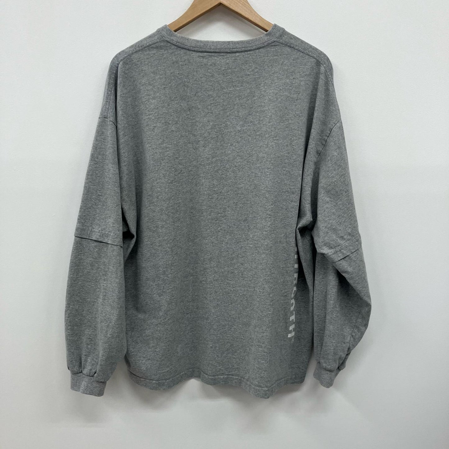TIGHTBOOTH PRODUCTION | タイトブースプロダクション layered L/S tee 長袖Ｔシャツ グレー サイズ：L【イオン広店】