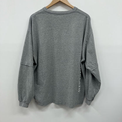 TIGHTBOOTH PRODUCTION | タイトブースプロダクション layered L/S tee 長袖Ｔシャツ グレー サイズ：L【イオン広店】