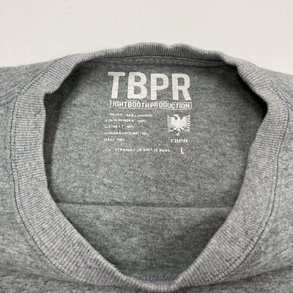 TIGHTBOOTH PRODUCTION | タイトブースプロダクション layered L/S tee 長袖Ｔシャツ グレー サイズ：L【イオン広店】