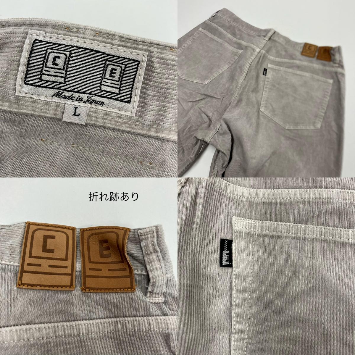 C.E | シーイー 1994 COLOUR CORDS パンツ CES23PT03 チャコールグレー サイズ：L【イオン広店】