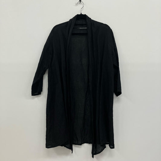 mizuiro-ind | ミズイロインド リネンシャツ 長袖シャツ ブラック【イオン広店】