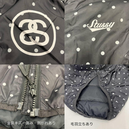 STUSSY | ステューシー ドット柄ダウンジャケット N°4ロゴ ダウンジャケット【イオン広店】