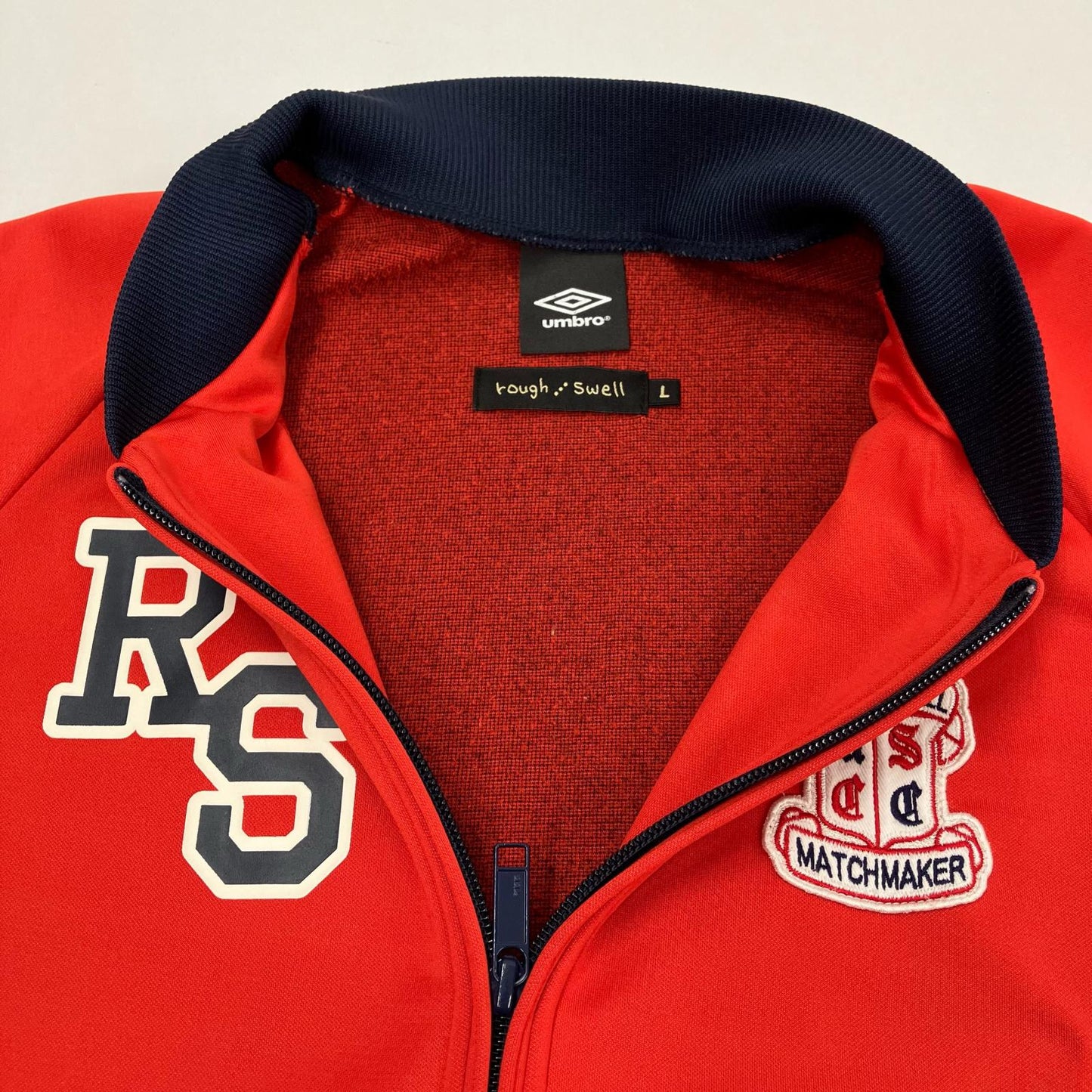 UMBRO | アンブロ レタードアスレチックジャケット ジャージ RAS2390 レッド サイズ：L【イオン広店】