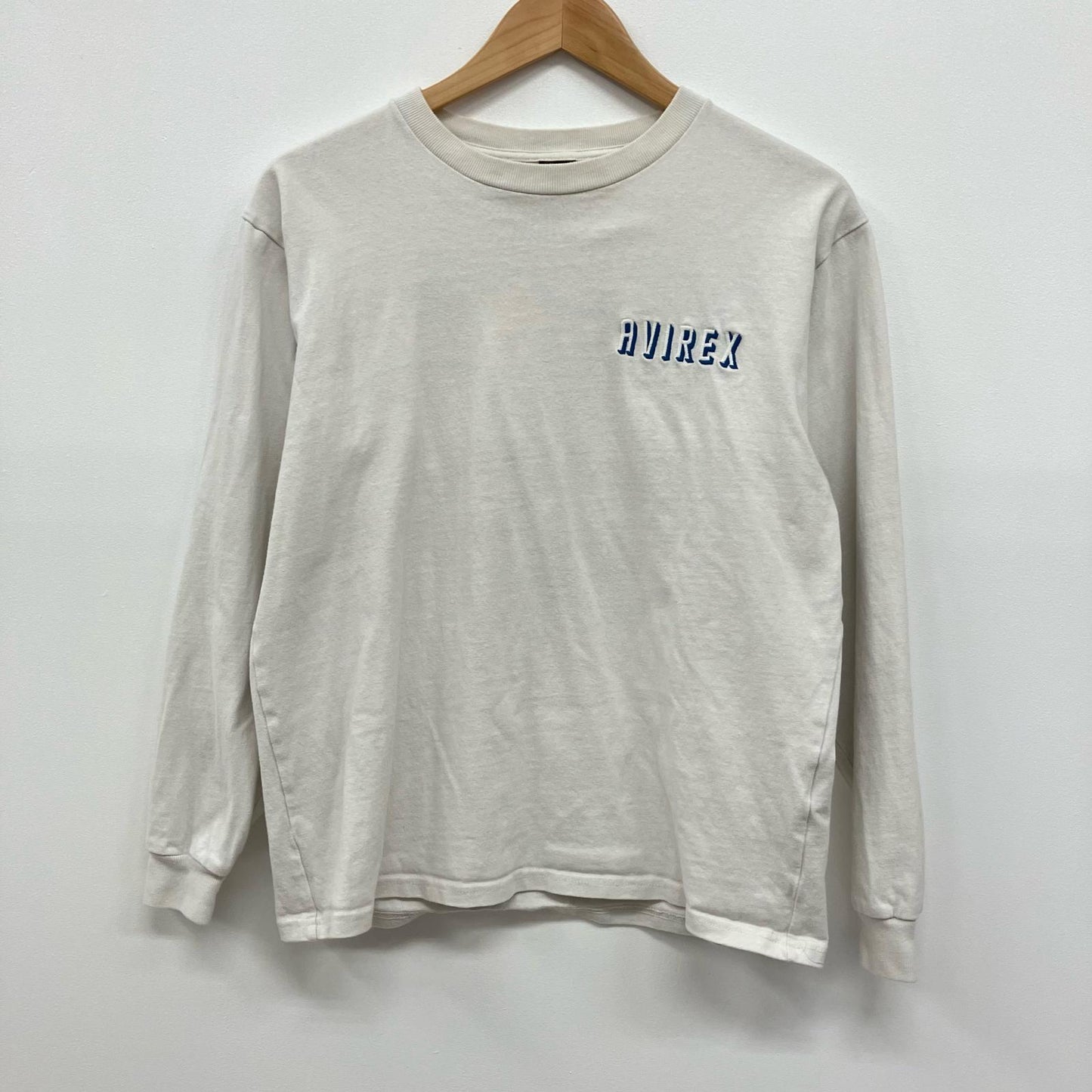 AVIREX | アヴィレックス ブルドッグ ロングスリーブTシャツ 長袖Ｔシャツ 783-2230014 ホワイト サイズ：M【イオン広店】