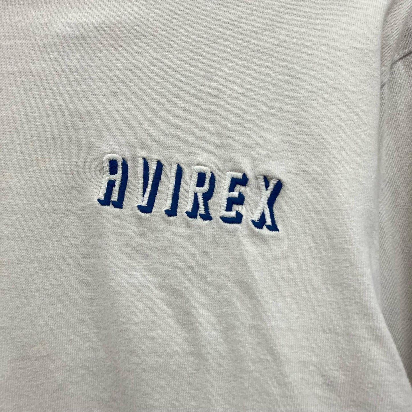 AVIREX | アヴィレックス ブルドッグ ロングスリーブTシャツ 長袖Ｔシャツ 783-2230014 ホワイト サイズ：M【イオン広店】