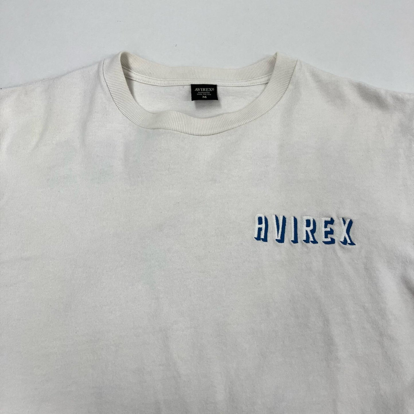 AVIREX | アヴィレックス ブルドッグ ロングスリーブTシャツ 長袖Ｔシャツ 783-2230014 ホワイト サイズ：M【イオン広店】