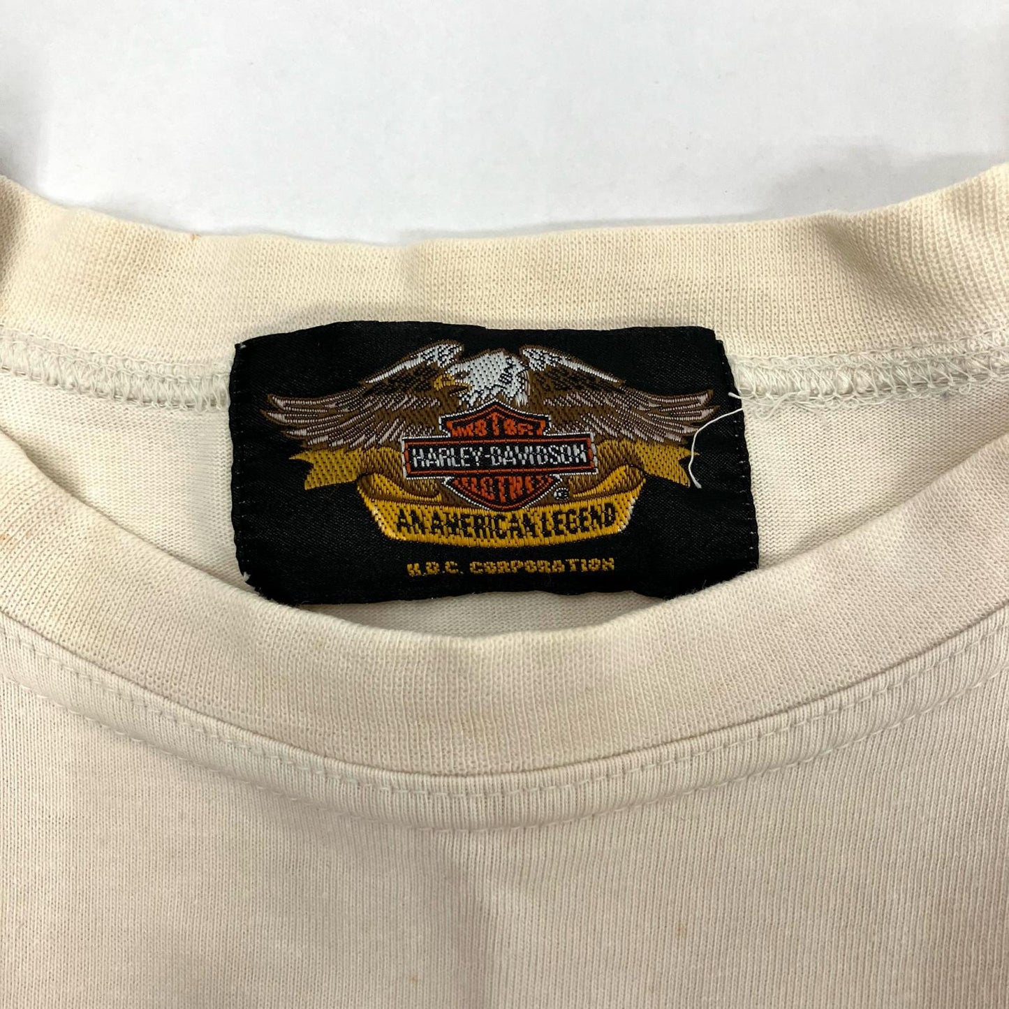 HARLEY-DAVIDSON | ハーレーダビットソン 半袖Ｔシャツ ベージュ【イオン広店】