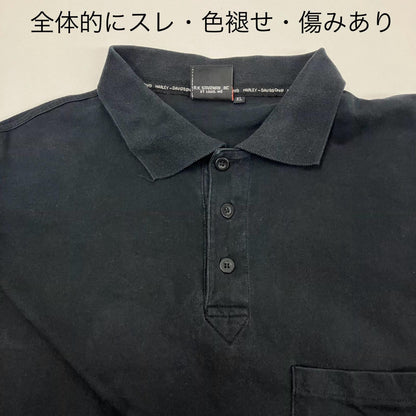 HARLEY-DAVIDSON | ハーレーダビットソン ポロシャツ ブラック サイズ：XL【イオン広店】