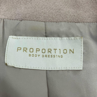 PROPORTION BODY DRESSING | プロポーションボディ ドレッシング Wモッサチェスターコート その他アウター ベージュ サイズ：S【イオン広店】
